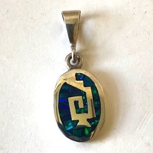 Mexican aztec 950 sterling silver pendant
